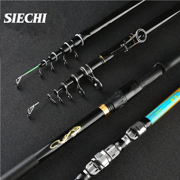 

Carbon Fiber Telescopic Fishing Rod 2.7m/3.0m/3.6m/4.2m/4.8m Portable Spinning