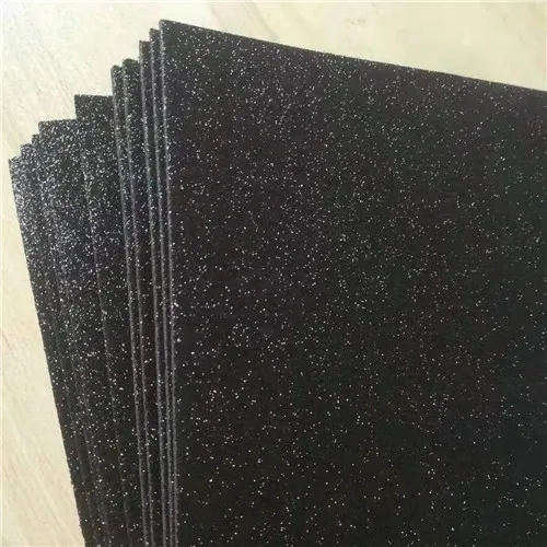 20*30 Cm Glitter Foam Paper Paper-Cut Scrapbook Sticker Kids DIY Craft Handmade Material Wedding Party Decoration Spong Paper black