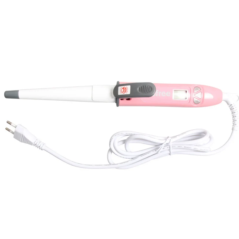 

Ufree Lcd Curlers Conical Curling Iron Single Tube Ceramic Glaze Pear Flower Cone Electric Hair Curly Hair Eu Plug