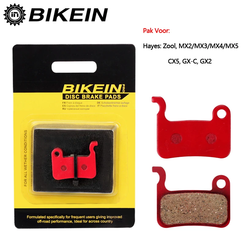 BIKEIN 4 PairsMTB гидравлические тормозные колодки горный велосипед керамика дисковые Тормозные колодки для Hayes Sole MX2 MX3 MX4 MX5 CX5 GX-C GX2