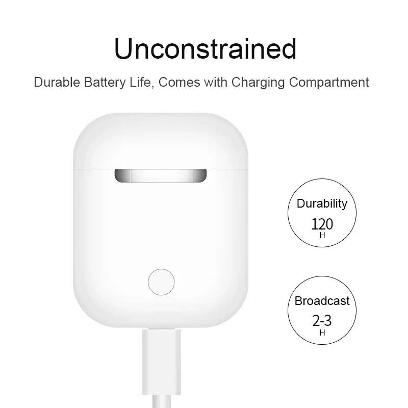 i9s Tws Wireless Bluetooth 5.0 Earphone Mini Earbuds With Mic Charging Box Sport Headset For iPhone 11 Pro Huawei Smart Phone