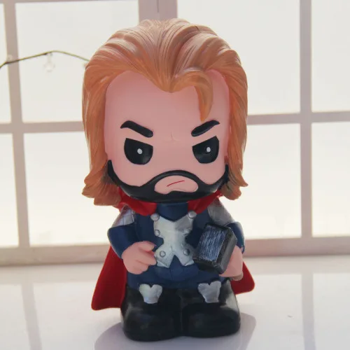 Thor Креативный Детский мультфильм аниме сберегающая банка игрушки Детские Инструменты для раннего образования детский бандаж подарок на день рождения - Цвет: Thor