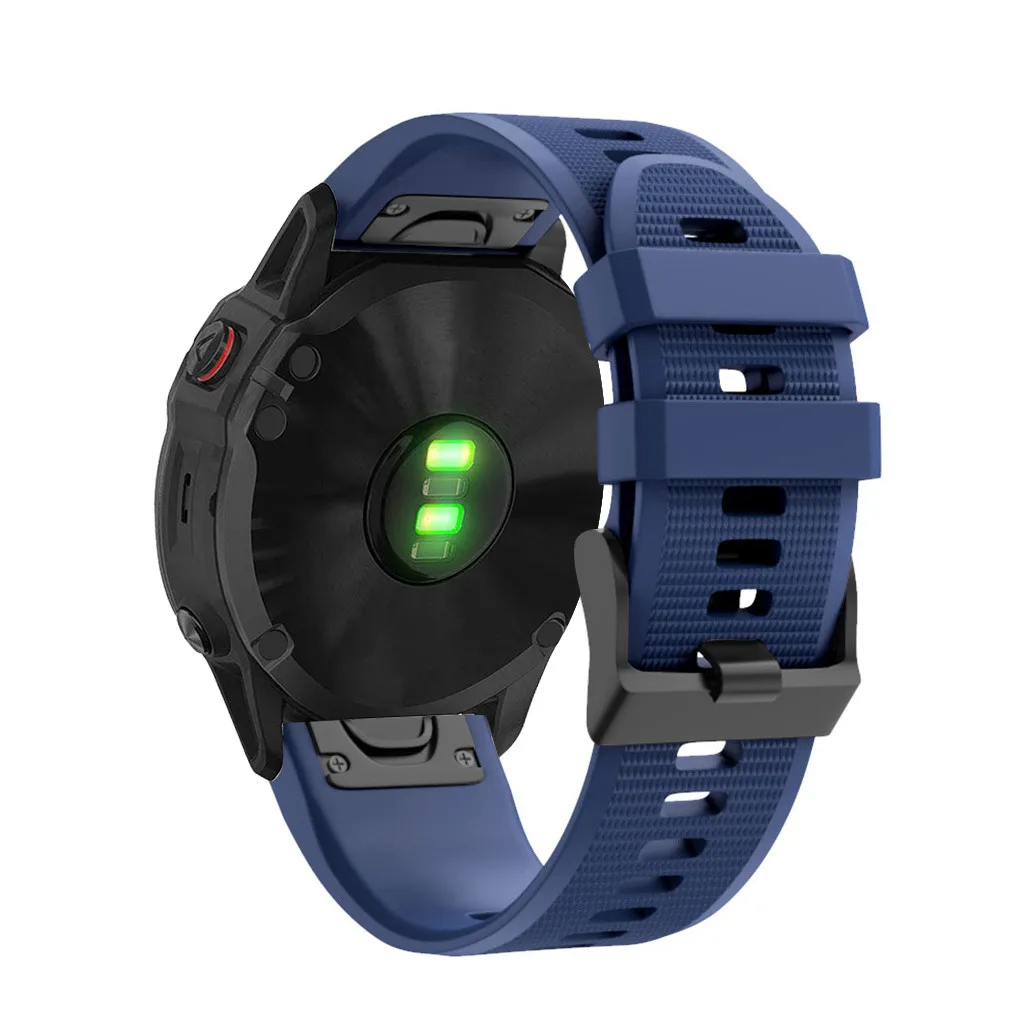 Ouhaobin 26 мм 22 мм ремешок для Garmin Fenix 6/Fenix 6Pro часы Quick Release силиконовые легко подходят наручный ремешок 909#2