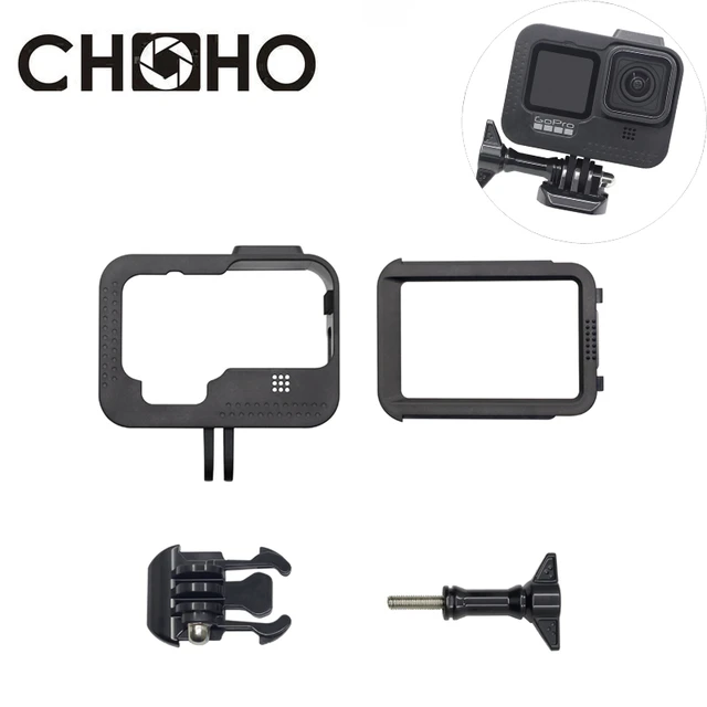 For gopro hero 9 10 11 12 black accessories case Protective Aluminium Alloy  Housing Metal Frame UV Filter For go pro accesorios - AliExpress