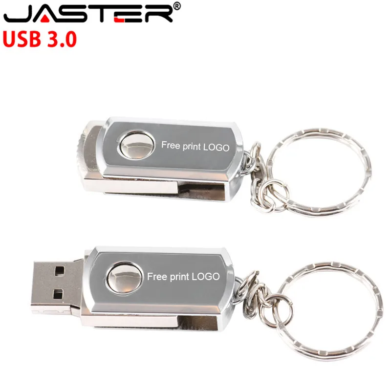 Металлический флеш накопитель JASTER USB 3 0 в виде брелка для ключей шка 64 ГБ 32 16