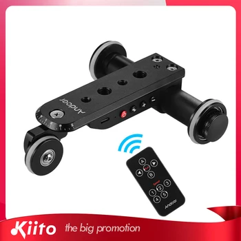 

Andoer Aluminum Alloy Motorized Video Camera Dolly Track Slider+Phone Holder for GoPro Hero 7/6/5 Canon Nikon Sony DSLR Camera