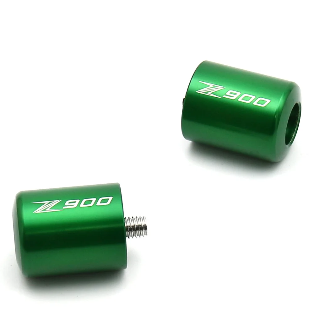 Для KAWASAKI Z 900 аксессуары для мотоциклов с ЧПУ ручки крышки заглушки для руля логотип(Z900