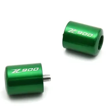 Для KAWASAKI Z 900 аксессуары для мотоциклов с ЧПУ ручки крышки заглушки для руля логотип(Z900