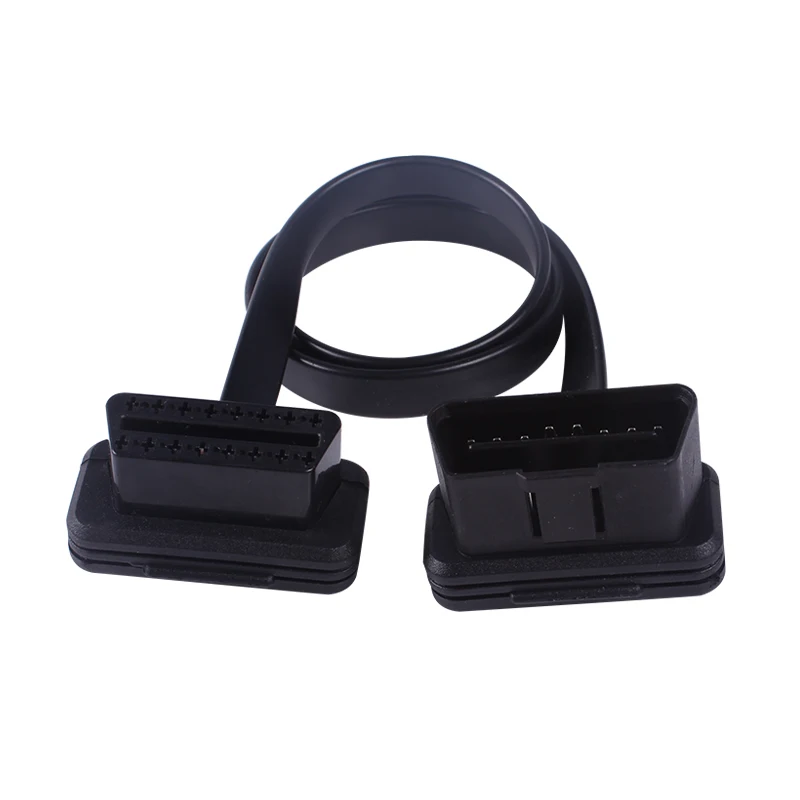 30Cm As Noodle Cable Obd2 Cavo Di Prolunga Obd2 16Pin Maschio A 16Pin Femmina Obd Ii Connettore Per Strumento Diagnostico Obd2 Cavo Elm327