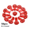 10/50Pcs Lock Wire Electrical Cable Connectors Insulated Terminals Crimp Quick Splice Connector For Car Electrical Cable Snap ► Photo 3/6