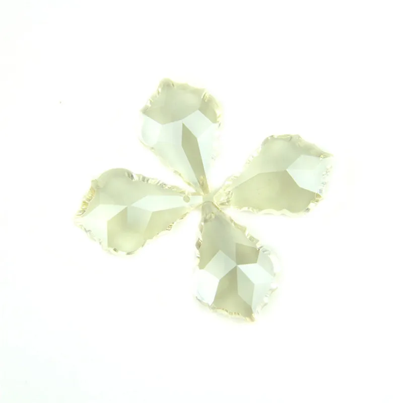 Хрустальным кленовый лист Призма 38 мм различные Цвет Стекло Подвески на люстру декоративная люстра для свадьбы
