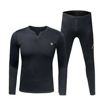 

TWTOPSE Winter Cycling Base Layers Sport Underwear Suit Warm Fleece MTB Bike Bicycle Clothes Sport Skiing Skateboarding Set 2019