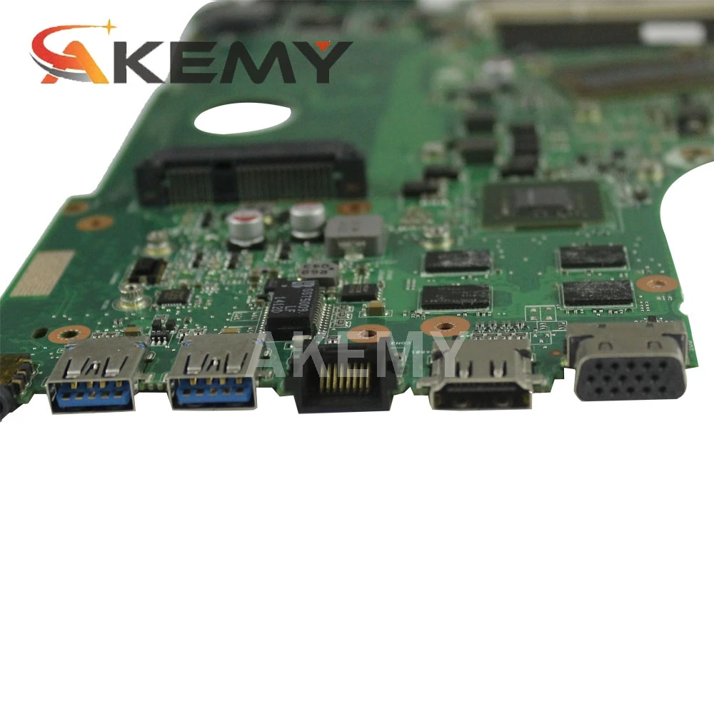 New!!! Akemy X750LN  Laptop motherboard For Asus X750LB X750LN X750L Maniboard X750LB X750LN I7-4500U CPU GT840M Graphic card