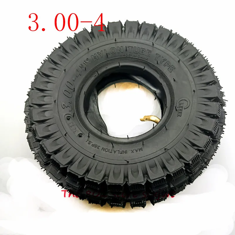 Free shipping 3.00-4 Scooter inner and outer tyre tube tire Mini ATV wheel Wheel Tires Off Road pattern | Автомобили и мотоциклы