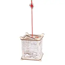 DIY фонарь, веревка, подвесной светодиодный светильник, пятиугольник, китайский узел, ремесла, светящиеся украшения, висячие украшения, светодиодный светильник ing