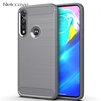 

1000Pcs Carbon Fiber Silicone Case For Motorola Moto One Visior Zoom Actior Macro P50 P40 Note Power Play P30 Z4 E5 E3 E7 Cover