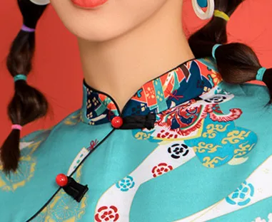 SWEETXUE/Новинка; сезон осень; китайский стиль; Cheongsam; повседневные свободные мини-вечерние платья для женщин; Современные винтажные платья для девочек; Qipao; модные женские платья