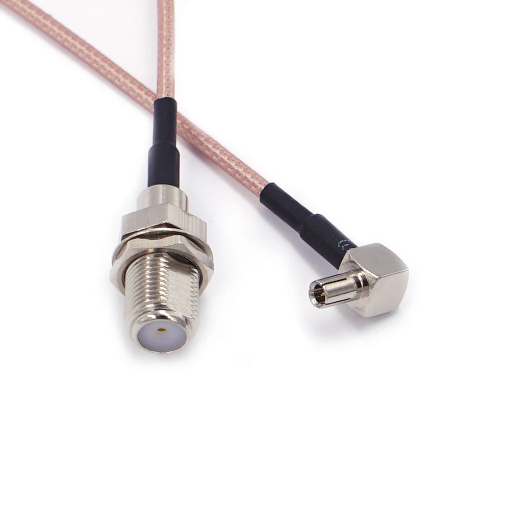 F Typ to TS9 cable F female to TS9 right angle RG316 Pigtail cable 15cm for Huawei 3G/4G USB Modem
