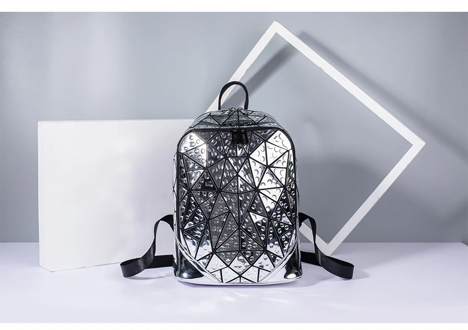 Женский рюкзак LOVEVOOK, школьный портфель большой емкости для девочек-подростков, складной геометрический рюкзак для путешествий, изготовлены из пециальных материалов