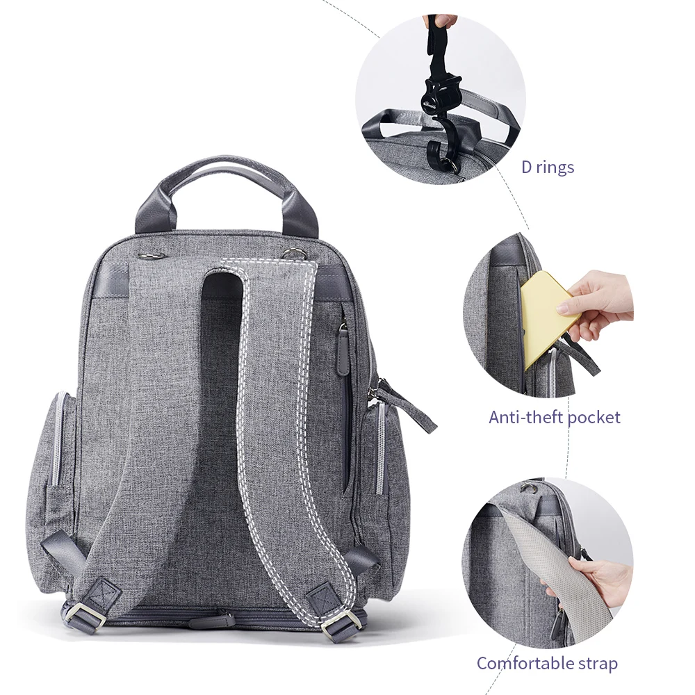 Sunveno Large Capacity Diaper Bag Fashion Maternity Baby Bag Backpack Stylish Stroller Baby Diaper Bag For Mom Sunveno Large Capacity Diaper Bag Fashion Maternity Baby Bag Backpack Stylish Stroller Baby Diaper Bag For Mom