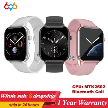 

696 2020 Bluetooth Call Smart Watch Heart Rate Monitor W34 Smartwatch for Android iPhone xiaomi PK IWO 8 10 Band For Xiaomi Phon