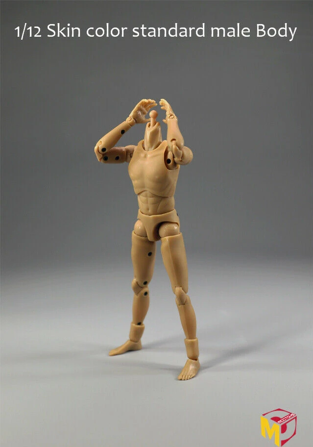 MCCToys MCC023 масштаб 1/12 цвет кожи узкие плечи мужское тело 6 дюймов модель фигурки