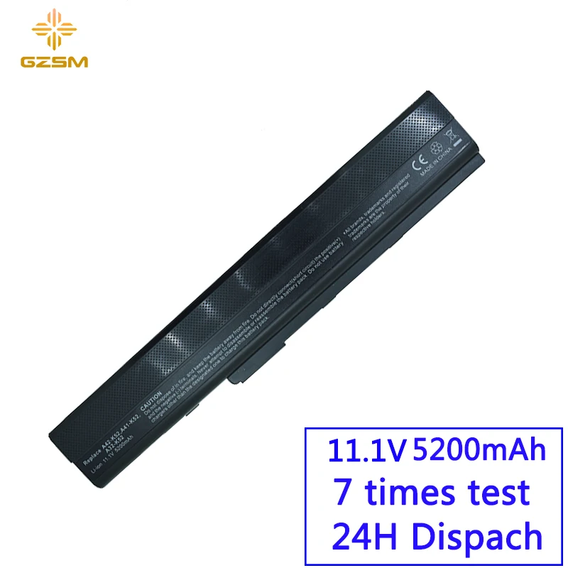 GZSM ноутбук Батарея A32-K52 для Asus A52 A52J K42 K42F K52F K52J X67 X5I 70-NXM1B2200Z A31-K52 A31-B53 A41-K52 A42-K52 |