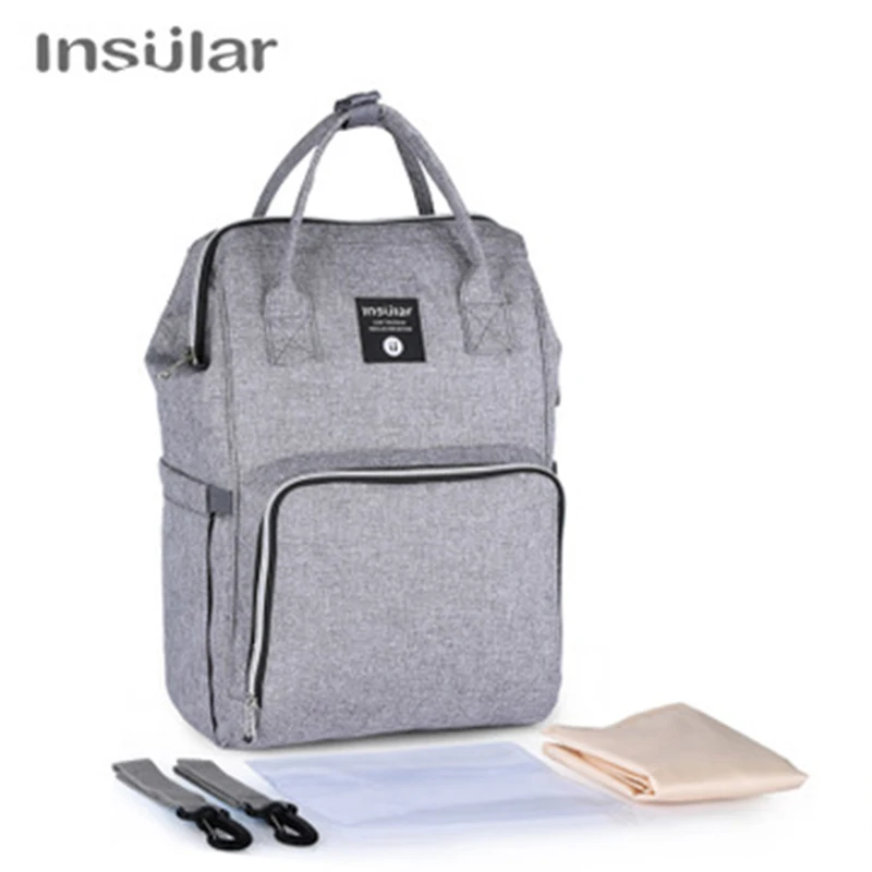 

Insular Mummy Maternity Baby Diaper Stroller Bag Large Capacity Nappy Travel Backpack Nursing Bag Baby Care Women's Fashion Bag