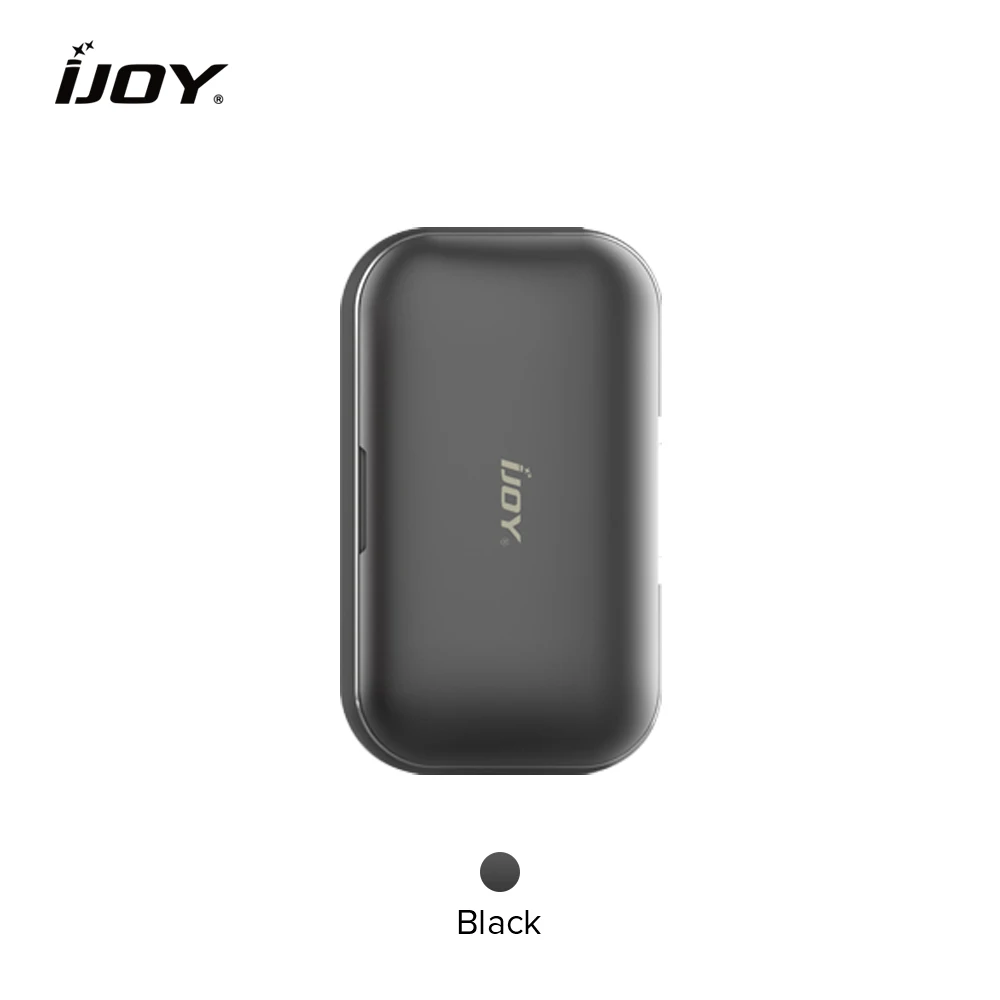 Черный IJOY Mipo PCC Vape Kit 200 мАч встроенный аккумулятор 1000 мАч Зарядное устройство 1,4 Ом хлопок мл емкость электронная сигарета - Цвет: Черный