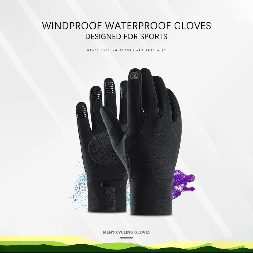 Зимние Перчатки с сенсорным экраном, велосипедные Перчатки, ветрозащитные, водонепроницаемые, Mtb Guantes, мото, термальные варежки, Перчатки#15