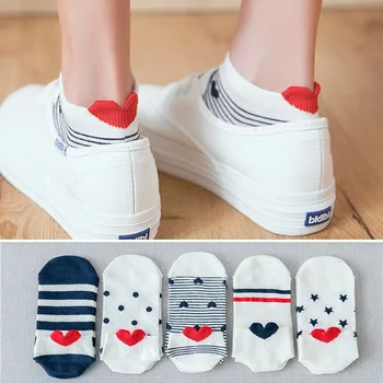 

5 pairs Women men harajuku students lovely cute kawaii animals Socks summer cotton Sock For Female male Funny sokken ankle sox