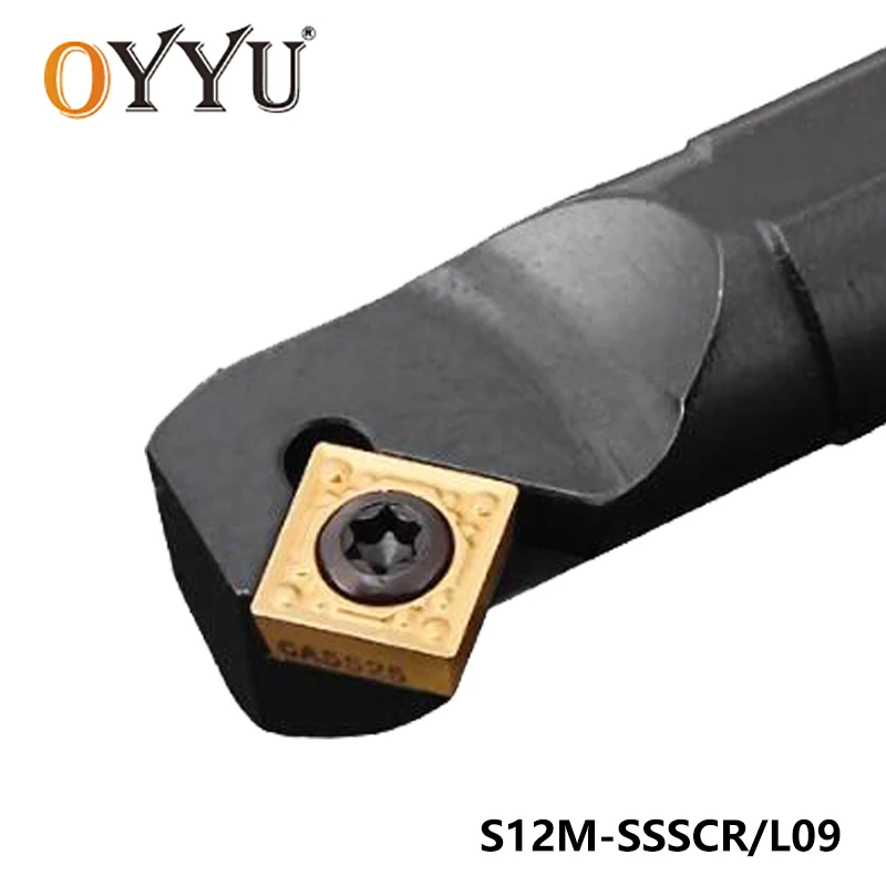 

OYYU SSSCR S12M-SSSCR09 S12M-SSSCL09 SSSCL Internal Turning Tool Holder CNC Boring Bar Machine Accessories Lathe Cutter Tools