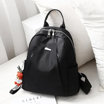 

Backpack women's bag 2020 new Korean fashion simple Oxford cloth large capacity school bag travel canvas small backpack