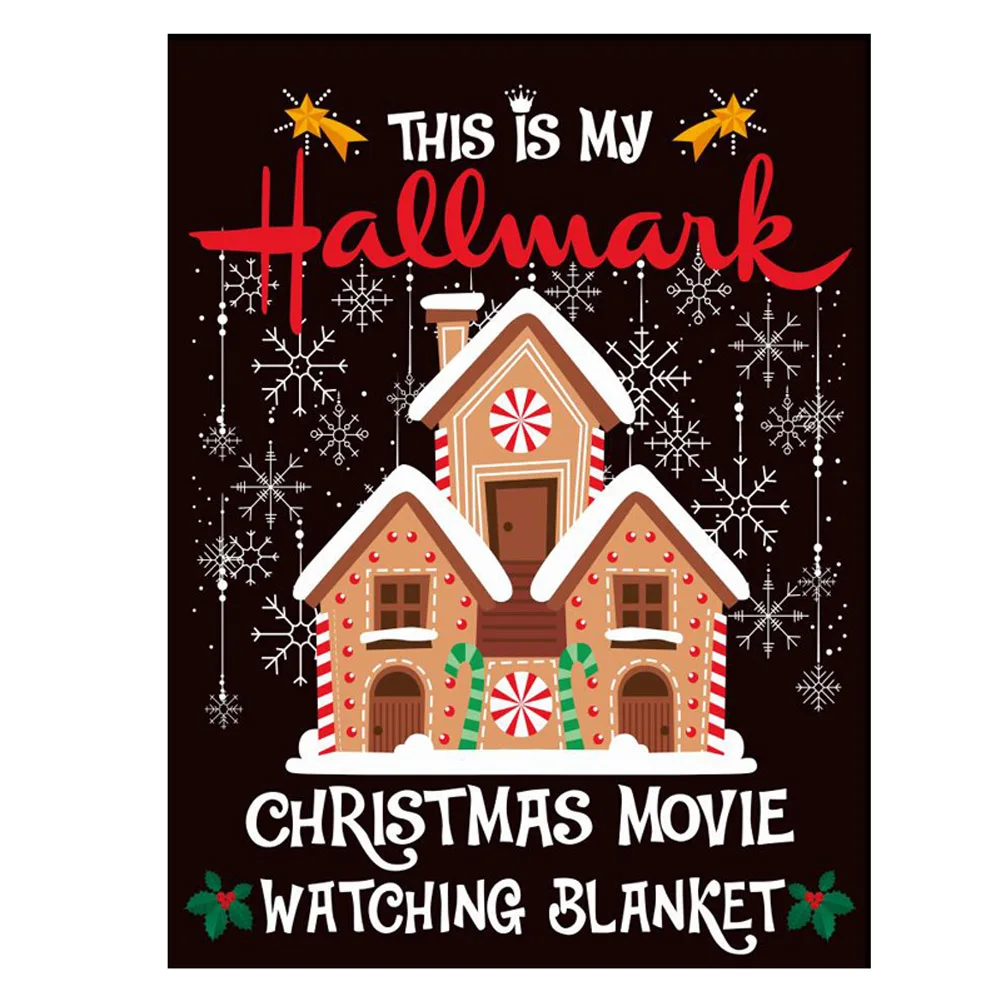 150x130cm This is My Hallmark Christmas Movie Watching Blanket Funny Festival Gift 150x130cm/ 200x150cm S7#5 - Цвет: 150x130cm
