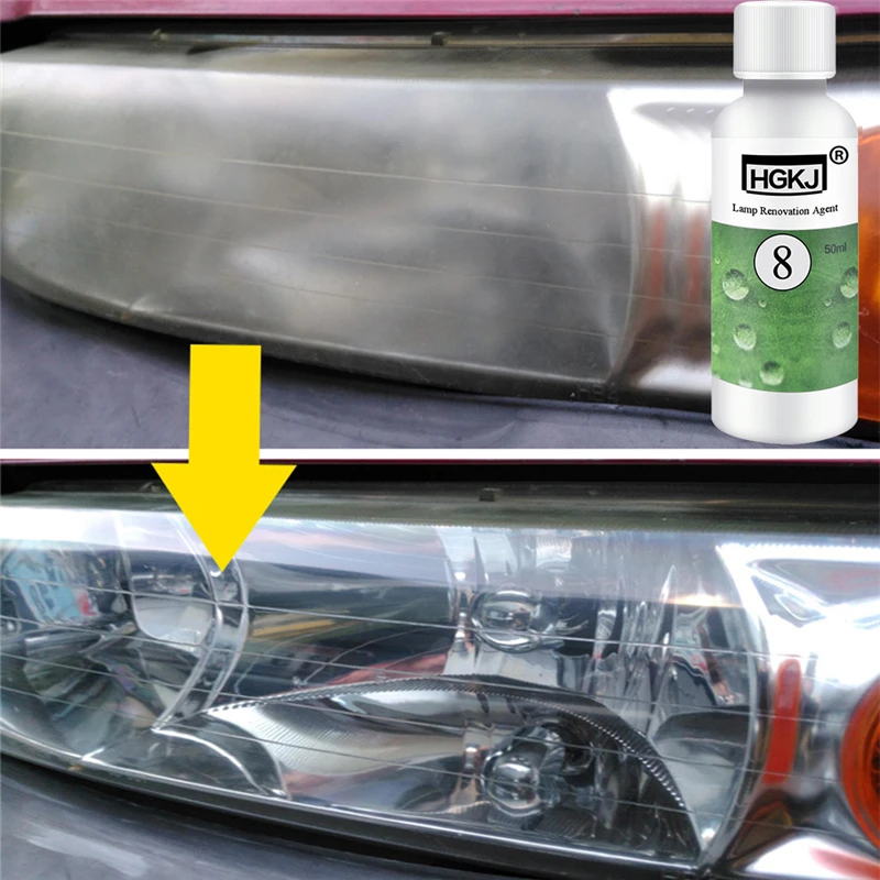

1PCS HGKJ Auto Car Headlight Repair Renovation Tools Car Headlight Polish Agent Car Lampshade Light Repair Car Accessories TSLM1