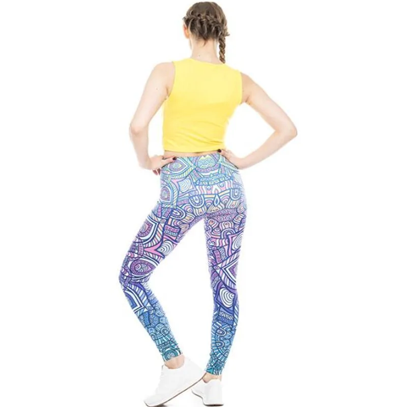 Hot Sell Hot money Sexy Printed Leggings Women Workout Leggins Polyester Fiber High Waist Fitness Seamless Woman Pants