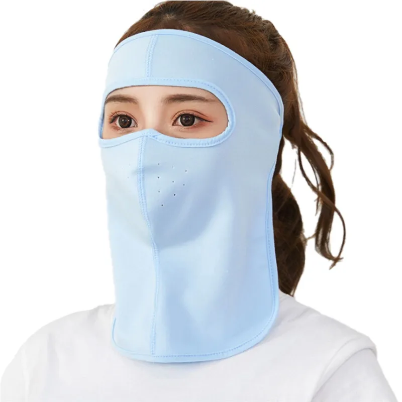 

Cyling Face Mask Driving Masks Breathable Neck Guard Comfortable Anti UV Riding Full Face Mouth Cover CY02