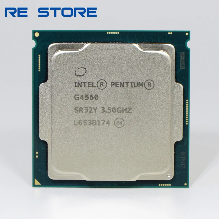 Intel Pentium G4560 Processor 3mb Cache 3.50ghz Lga 1151 Dual Core Desktop Pc - -