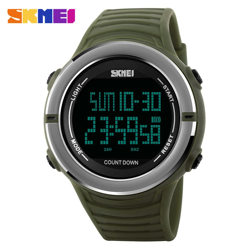 

Skmei 1209 Outdoor Multi-functional Electronic Watch Men Night Light Watch Students Trend Sports Watch