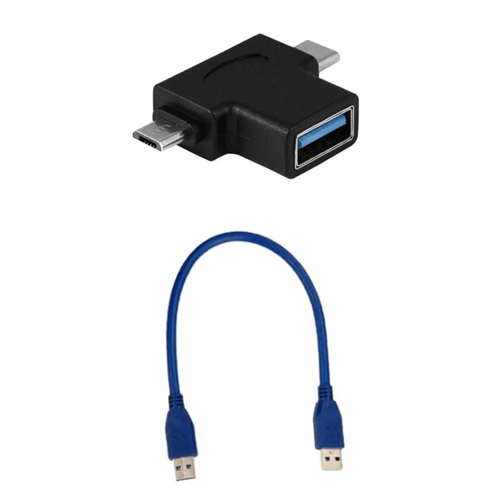 Baosity 2-в-1 Micro Usb Тип C Otg адаптер Usb-c микро-usb "папа" в Usb-3,0 Женский конвертер где бы вы ни находились