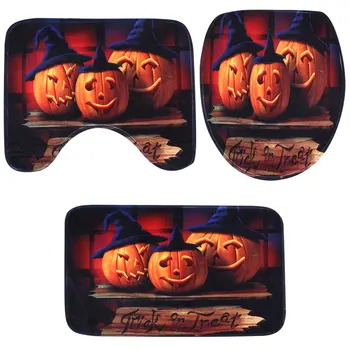 

3 Pcs 1 Set Durable Useful Toilet Lid Cover for Bathroom Hotel