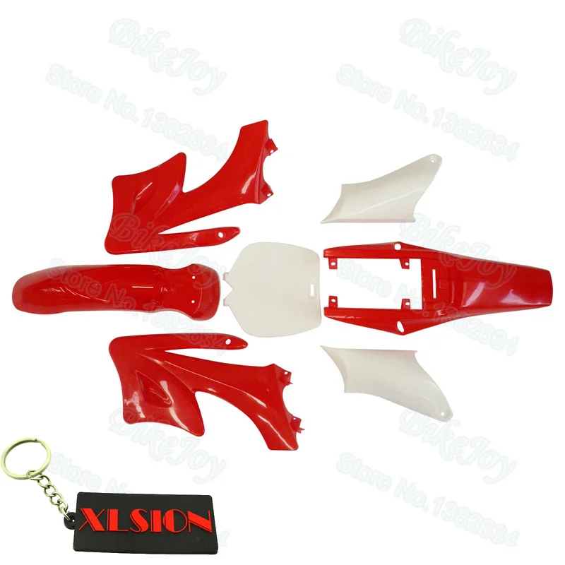 Red Plastic Fairing Fender Body Kit For Apollo Orion Mini Dirt Bikes Chinese 2 Stroke 47cc 49cc