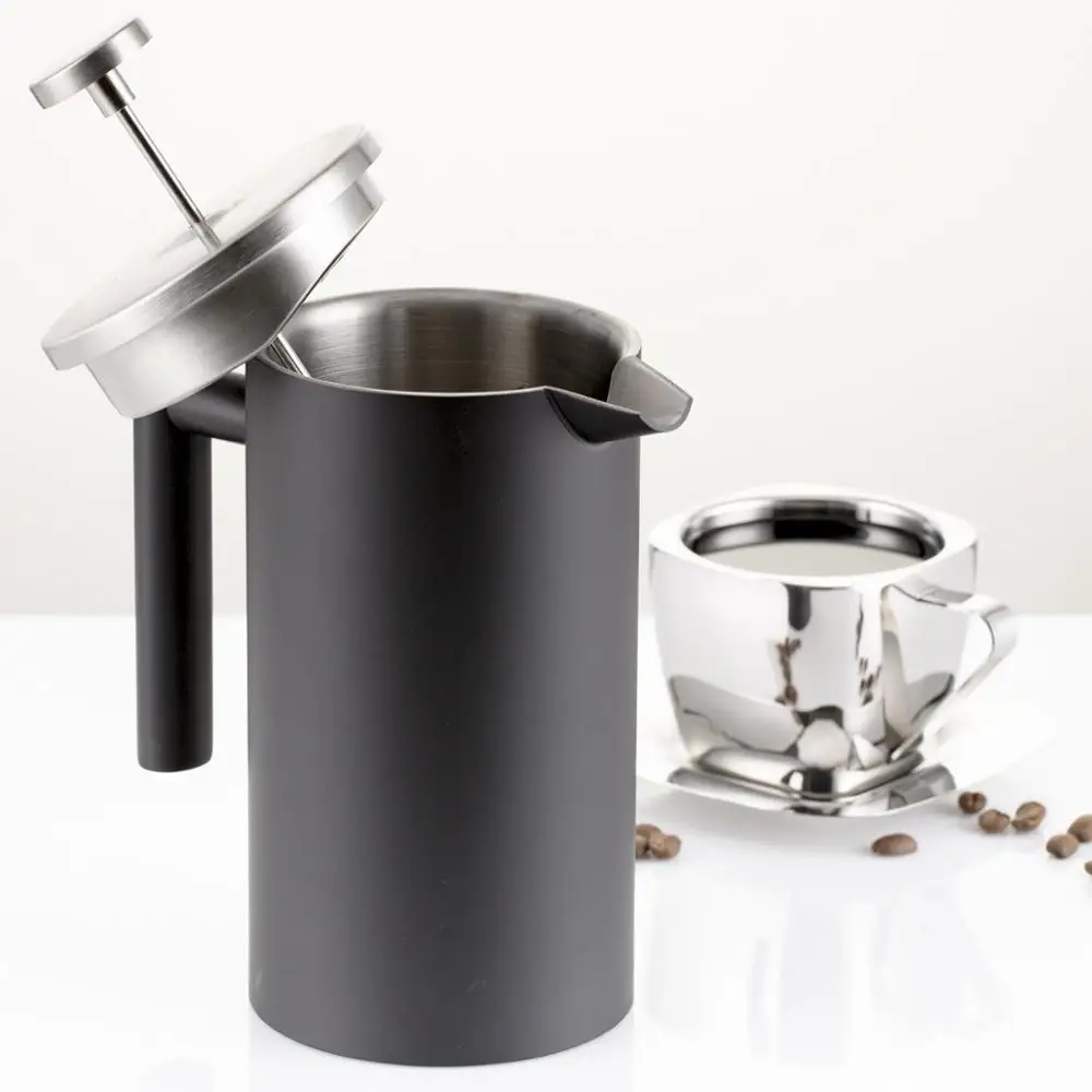 Coffee Espresso Maker Pot Stainless Steel Teapot Coffee Tea Percolator Filter Press Plunger For Kitchen supp