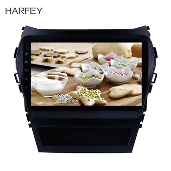 

Harfey Car Multimredia Player Android 8.1 9" HD Touchscreeen Radio GPS Navigation for Hyundai IX45 2013-2017 SantaFe SWC 3G WIFI