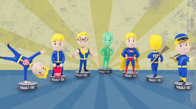 Fallout 4 Bobblehead милый мальчик хранилище Полный Набор фигурок игрушки|Игровые фигурки