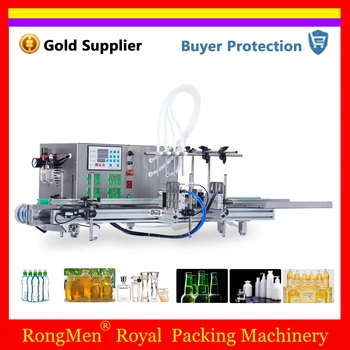 

Full Automatic Liquid Filling Machine Auto Cosmetic Water Filler Eliquid Ejuice Alcohol Perfume Beverage Filler Desktop Model
