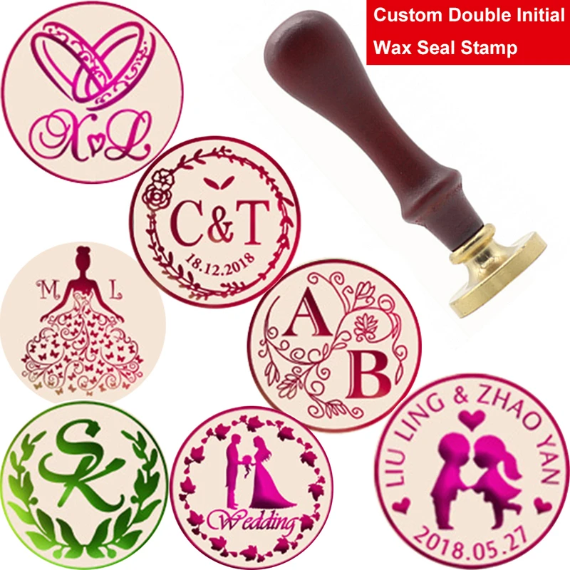 Custom Stamps Personalized Logo Metal Stamps Custom Wax Seals Stamps  Customize Your Own Logo Gift Stamps Invitation Stamps - Stamps - AliExpress
