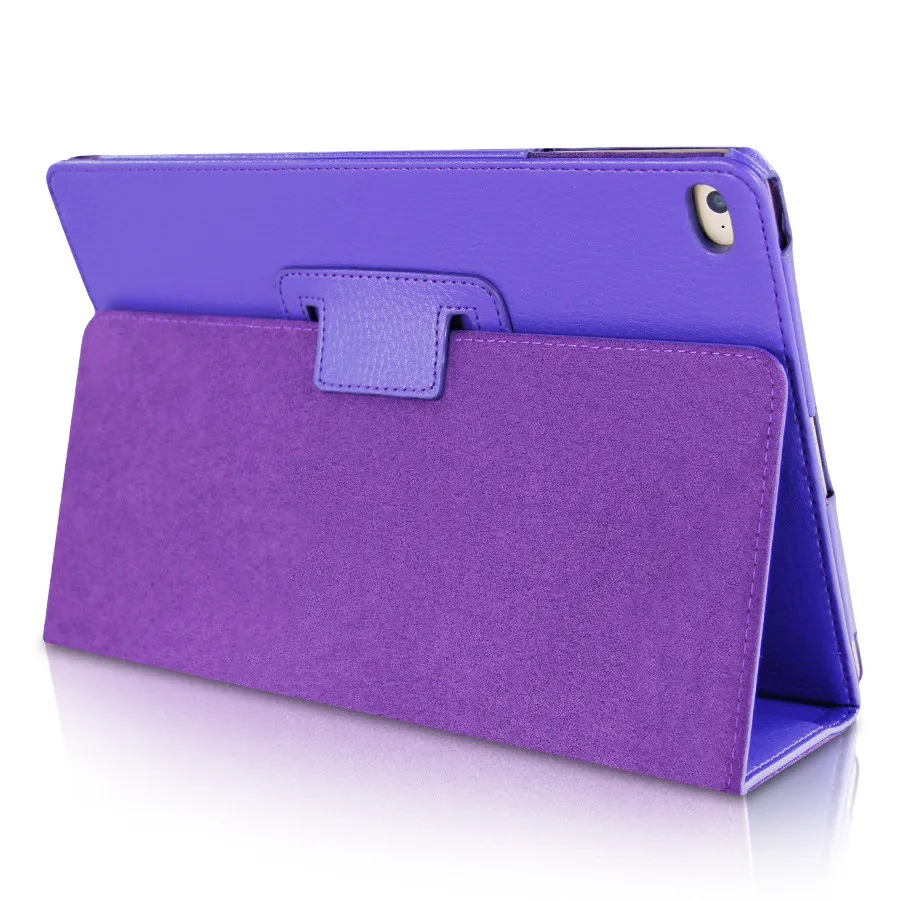 Для iPad 9,7 A1893 A1954 A1822 A1823 чехол Обложка для iPad Air 2 A1566 A1567 A1474 A1475 A1476_Smart Wake-сна и магнитного поля - Цвет: Фиолетовый