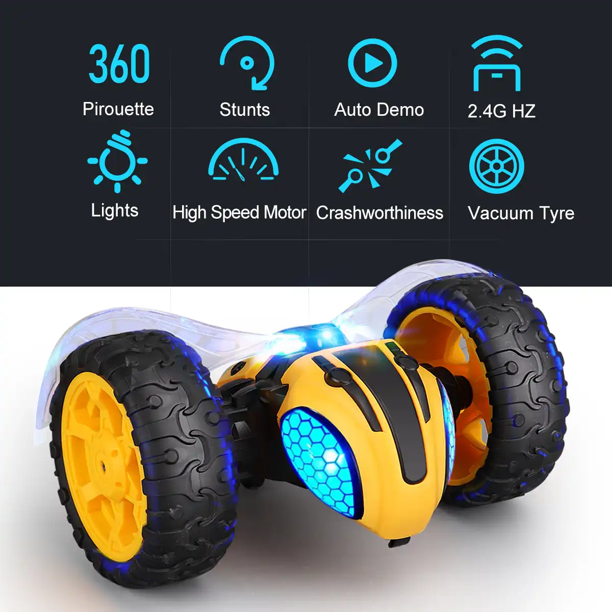 bumblebee flip remote control car
