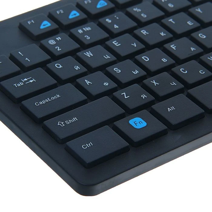 Keyboard Smartbuy 206 Slim, wired, membrane, 104 keys, USB, black 1181103 ► Photo 2/5